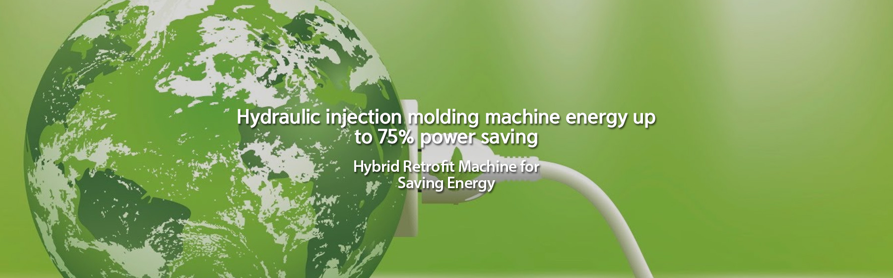 유압식 사출성형기 에너지 최대절전 75% Hybrid System for Energy Saving
